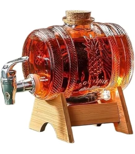 Amazon | BDHD ドリンクサーバー 蛇口付き ガラスピッチャー 1000ml